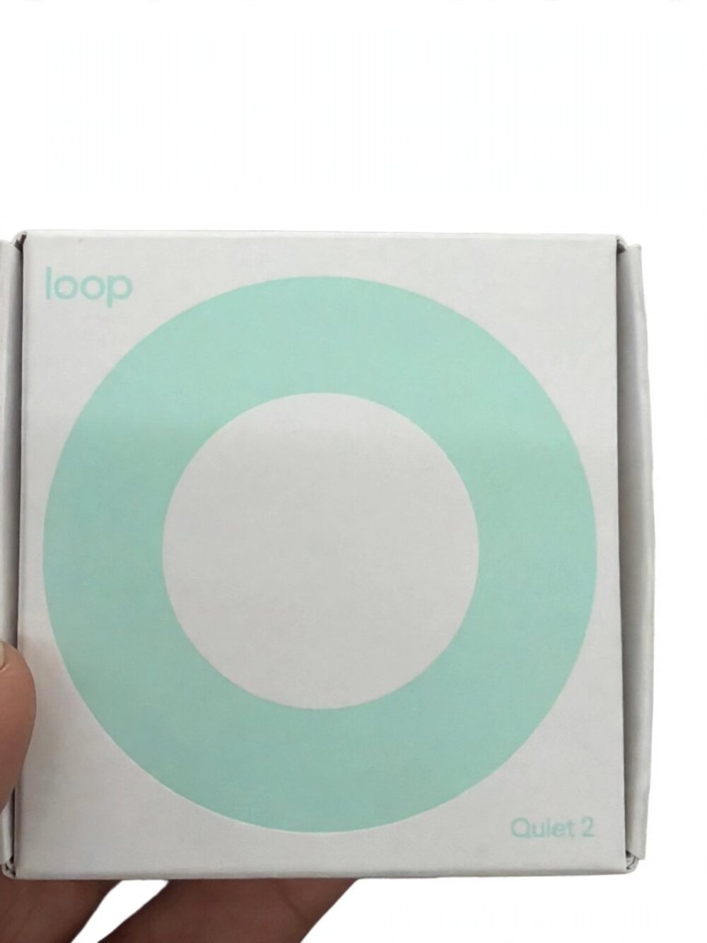 Loop Quiet 2 Earplugs - Mint Green - Noise Reduction Earplugs with Case & 4 Tip